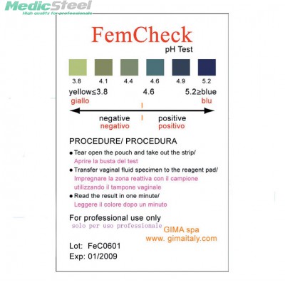 VAGINAL PH TEST