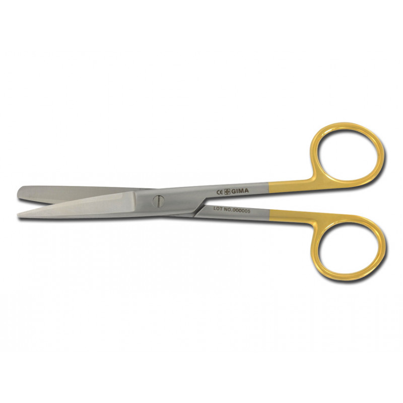 GOLD SCISSORS STRAIGHT 14.5 cm BLUNT/SHARP