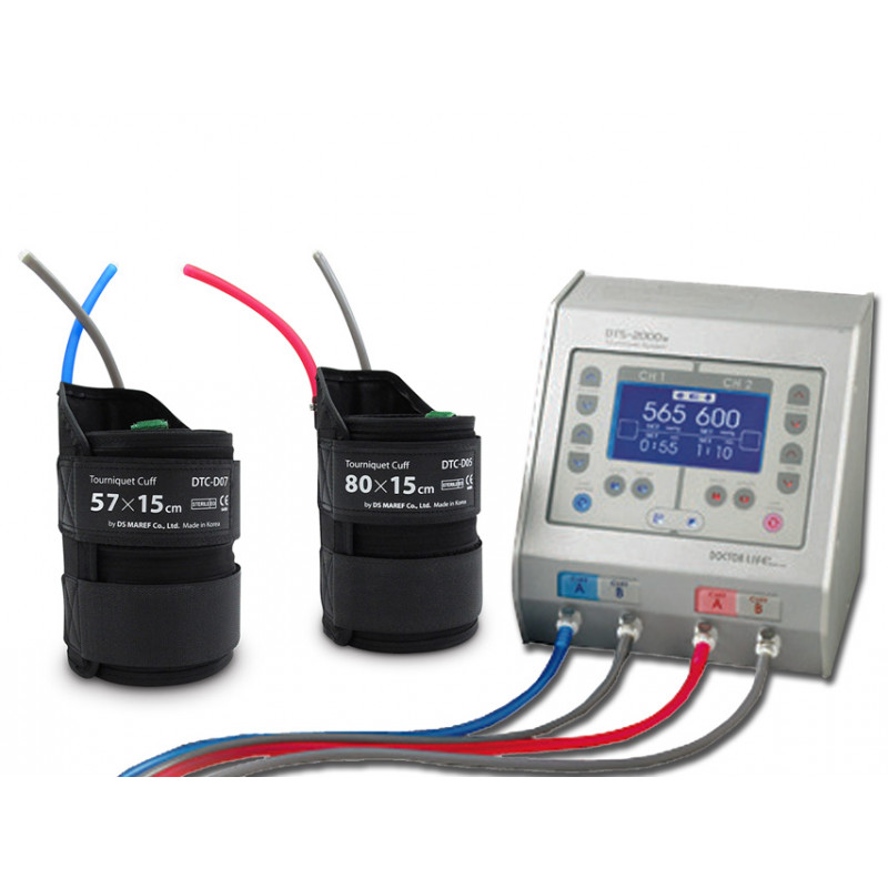 DTS 2000S DIGITAL PNEUMATIC TOURNIQUET 2 channels for 2 double or
