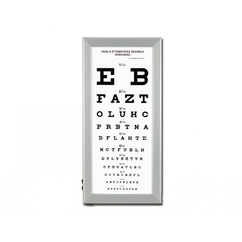 ULTRA SLIM LED OPTOMETRIC CHART - Armagnac