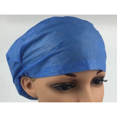 CAP WITH ELASTIC - box of 1000 (10 bags of 100)