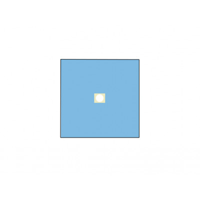 NON WOVEN BI LAYER DRAPE with hole  