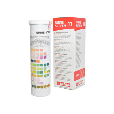GIMA URINE STRIPS 11 PARAMETERS - professional use