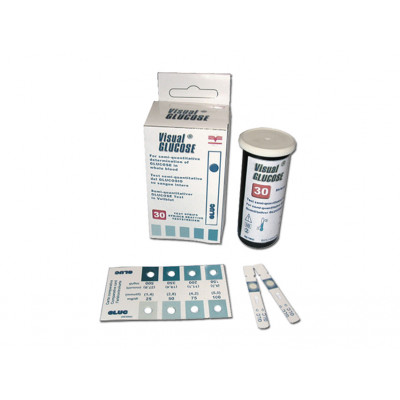 VISUAL GLUCOSE STRIPS FOR SELF TEST