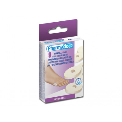 PHARMADOCT OVAL CORN PLASTERS carton of 12 boxes of 9