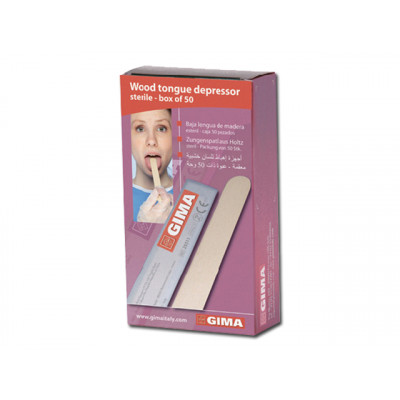 WOOD TONGUE DEPRESSOR - sterile (40 boxes of 50)