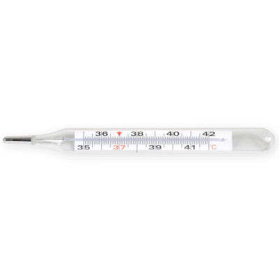 GIMA DISPLAY OF ECOLOGICAL THERMOMETER with shake down aid