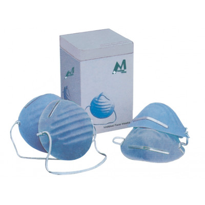 MOULDED CONE MASKS light blue