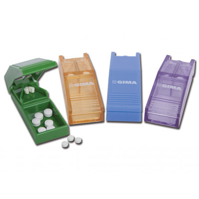 PILL SPLITTER - display box of 12 pcs. (4 x 3 colours)