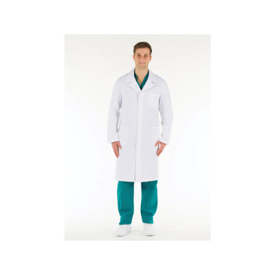 DOCTOR'S WHITE COAT 100% COTTON men