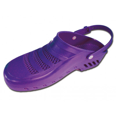GIMA PROFESSIONAL CLOGS with strap and pores - violet