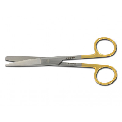 GOLD SCISSORS STRAIGHT 14.5 cm - BLUNT/SHARP