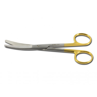 GOLD SCISSORS CURVED 14.5 cm - BLUNT/BLUNT