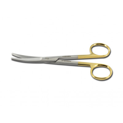 GOLD MAYO SCISSORS curved