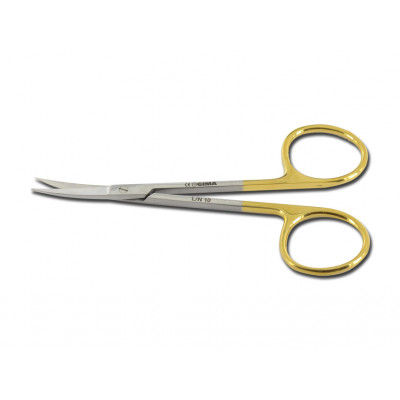 GOLD IRIS SCISSORS 11.5 cm - curved