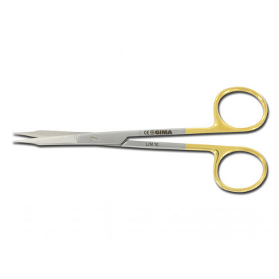 GOLD GOLDMAN FOX SCISSORS 13 cm - straight