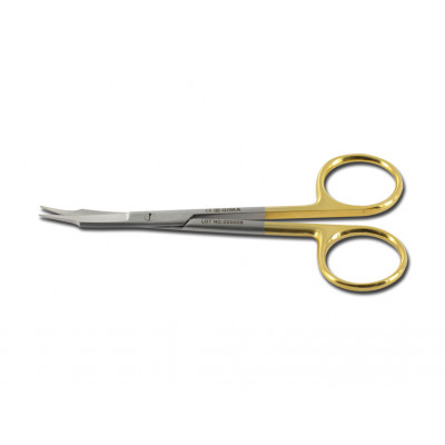 GOLD GOLDMAN FOX SCISSORS 13 cm - curved