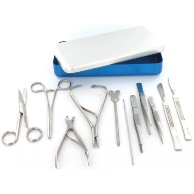 TROUSSE SUPREMA aluminium box 11 instruments