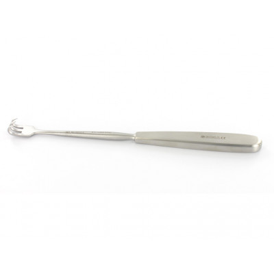 VOLKMAN RETRACTOR 22 cm 3 teeth - sharp