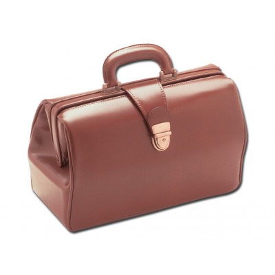 TEXAS LEATHER MEDICAL BAG chestnut