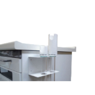 ENDOSCOPE SUPPORT 2 transparent plastic tubes