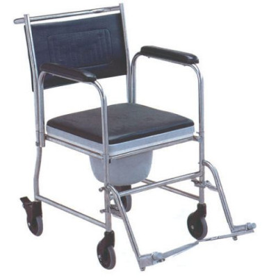 COMMODE WHEELCHAIR - stainless steel
