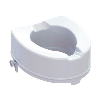 RAISED TOILET SEAT with fixing system - height 15 cm