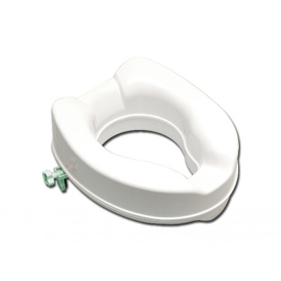 RAISED TOILET SEAT with fixing system - 10 cm
