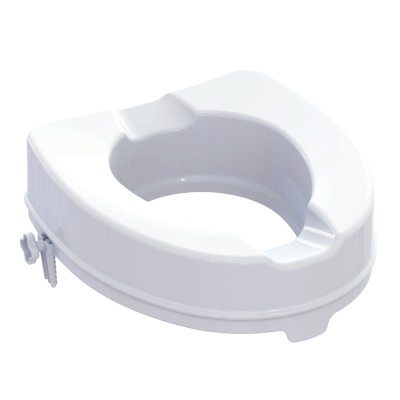 RAISED TOILET SEAT with fixing system - 10 cm