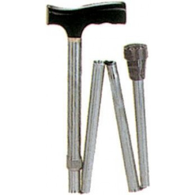 FOLDABLE ALUMINIUM WALKING STICK coffee