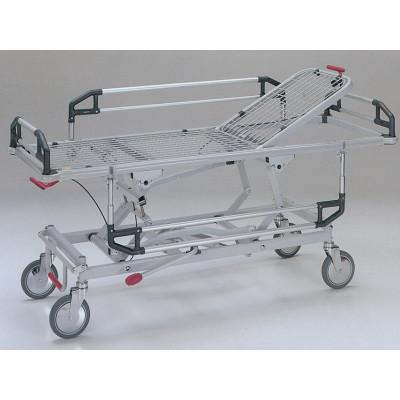 ADJUSTABLE HEIGHT PATIENT TROLLEY