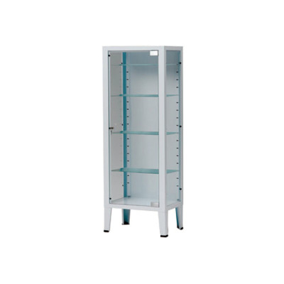CABINET 1 door 3 shelves tempered glass