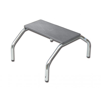 FOOT STOOL - 1 step - chromed