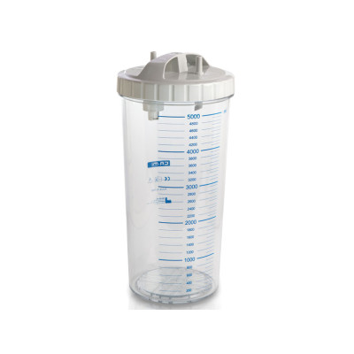 BOTTLE 5 I WITH COVER - autoclavable at 143°