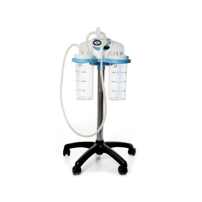 SUPER TOBI ON TROLLEY suction 2x2l jar with footswitch