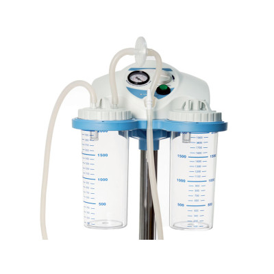 SUPER VEGA SUCTION ASPIRATOR 2x2l - on trolley with footswitch