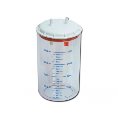 BOTTLE 4 l with cover autoclavable 121°C