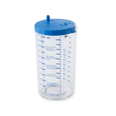 Autoclavable jar 1 l with cover for ASPEED