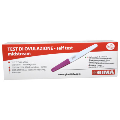 OVULATION TEST - self test - midstream Box of 5