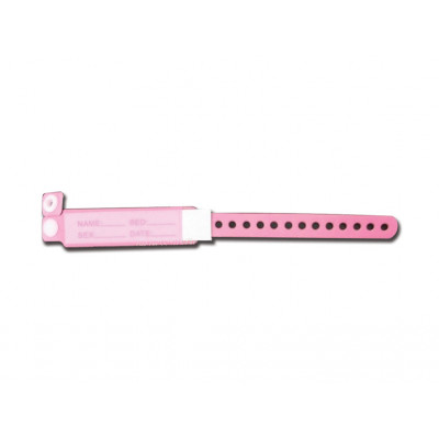 I.D. BRACELET - pink - newborn Box 100 pieces