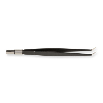 EU NON STICK STRAIGHT FORCEPS - angled 1 mm point