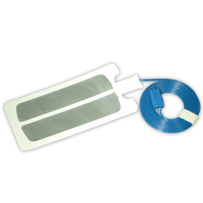 SINGLE USE GROUND PADS WITH - 3 m cable - Valleylab type - adult