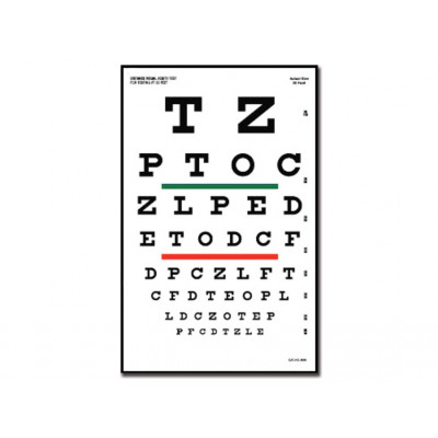 SNELLEN OPTOMETRIC CHART