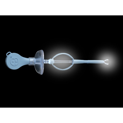 LIGHTED FORCEPS with lens and LED illuminator