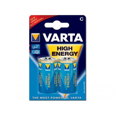 VARTA ALKALINE HIGH ENERGY BATTERY - half torch C"