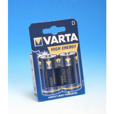 VARTA ALKALINE HIGH ENERGY BATTERY - torch D"