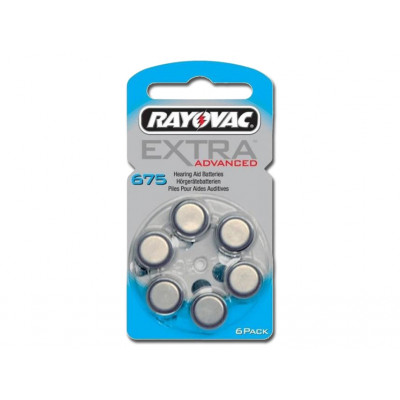 ZINC AIR ACOUSTIC BATTERY mercury free - RAYOVAC 675