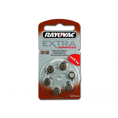 ZINC AIR ACOUSTIC BATTERY mercury free - RAYOVAC 312