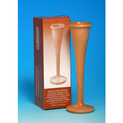 LONG OBSTETRIC STETHOSCOPE beech wood