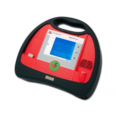 PRIMEDIC HEART SAVE AED M  with monitor, AKUPAK rechargeable battery and clip charger